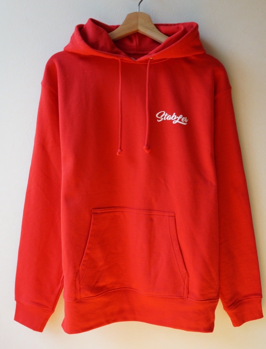 Logo P/O sweat hoodie(red)